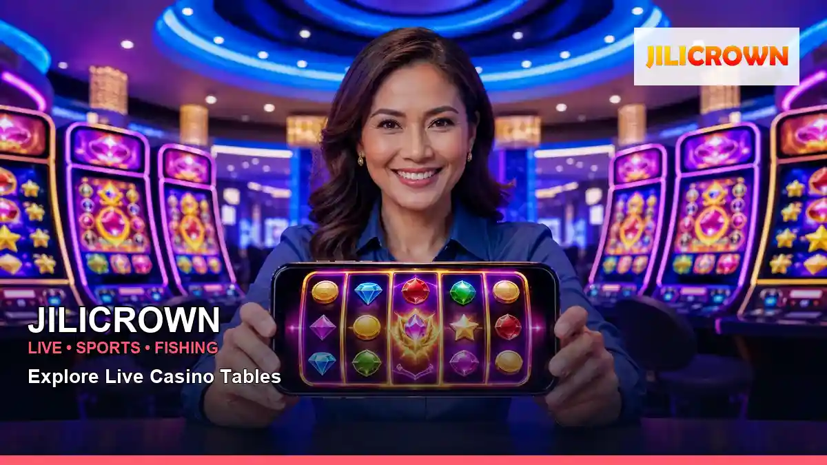 JILICROWN high-energy play mobile casino games in a premium layout for Philippine players