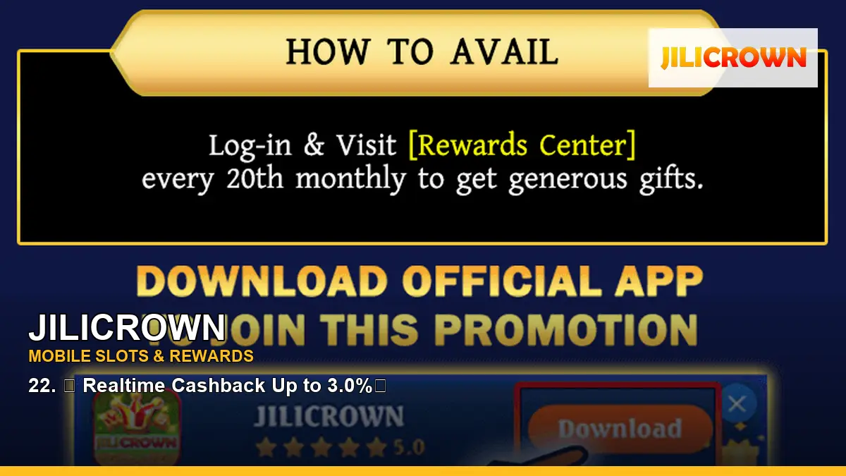 JILICROWN featured mobile casino slots for Philippine players