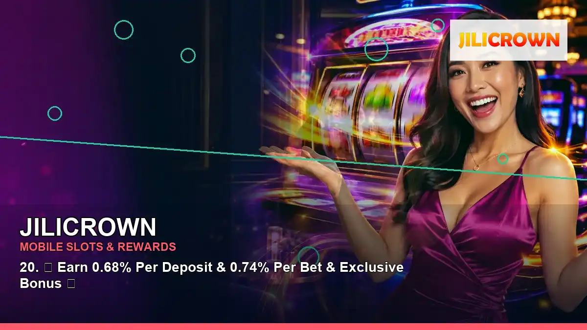 JILICROWN high-energy play phone mobile casino games in a right-framed layout for Philippine players