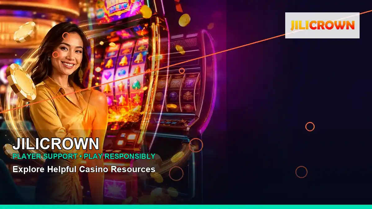 JILICROWN left-framed reels casino bonus games highlighting mobile-friendly casino play
